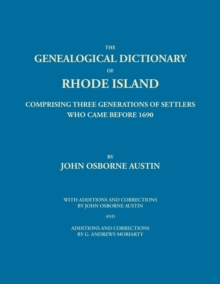 Image for Genealogical Dictionary of Rhode Island
