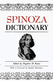 Image for Spinoza Dictionary