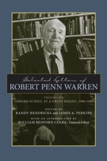 Image for Selected Letters of Robert Penn Warren