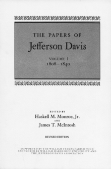 Image for Papers of Jefferson Davis: 1808--1840
