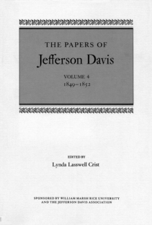 Image for Papers of Jefferson Davis: 1849--1852