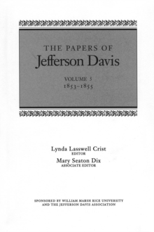 Image for Papers of Jefferson Davis: 1853--1855
