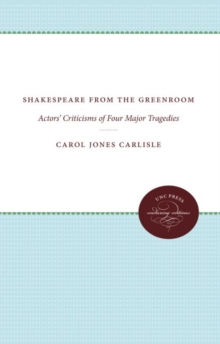 Image for Shakespeare from the Greenroom