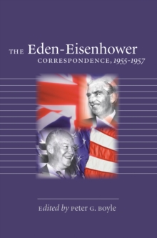 Image for Eden-eisenhower Correspondence, 1955-1957