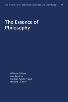 Image for The Essence of Philosophy