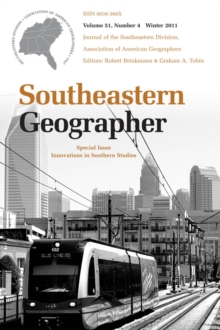Image for Southeastern Geographer: Innovations in Southern Studies, Winter 2011