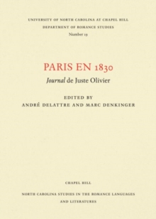 Image for Paris en 1830  : journal de Juste Olivier