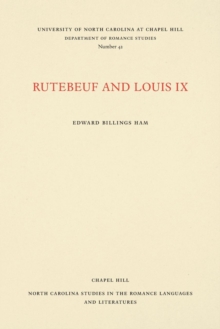 Image for Rutebeuf and Louis IX