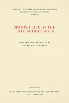 Spanish Life in the Late Middle Ages