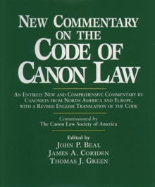 Image for New Commentary on the Code of Canon Law