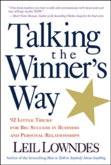 Image for Talking the Winner's Way