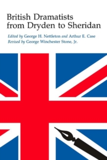 Image for British Dramatists from Dryden to Sheridan