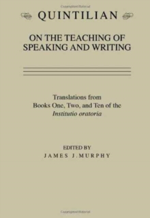 Image for Quintilian on the Teaching of Speaking and Writing