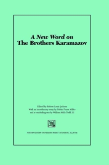 Image for A New Word on the ""Brothers Karamazov