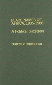 Place Names of Africa, 1935-1986