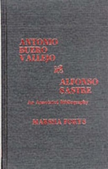 Image for Antonio Buero Vallejo and Alfonso Sastre