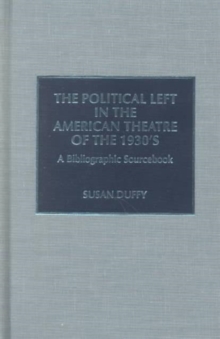 Political Left in the American Theatre of the 1930's