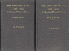 Image for The London Stage, 1950-1959 : A Calendar of Plays and Players