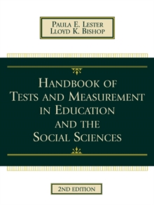 Image for Handbook of tests and measurement in education and the social sciences