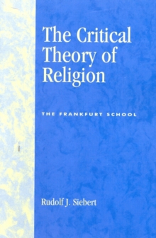 Critical Theory of Religion