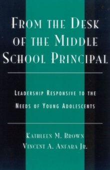 From the Desk of the Middle School Principal