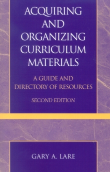 Acquiring and Organizing Curriculum Materials