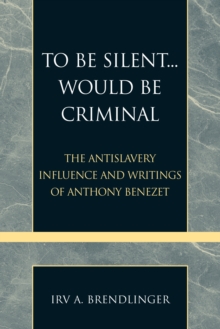 To Be Silent... Would be Criminal