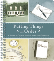 Image for Putting Things in Order Journal