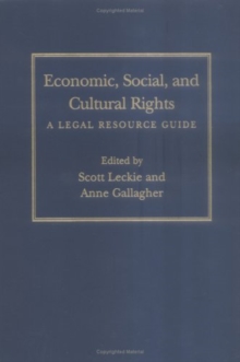 Image for Economic, social, and cultural rights: a legal resource guide