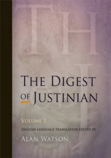 Image for The digest of Justinian.