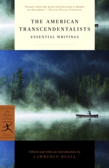 Image for The American Transcendentalists : Essential Writings