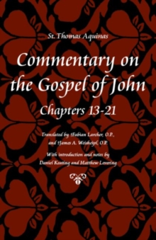 Image for Commentary on the Gospel of John Bks. 13-21