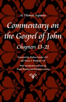 Commentary on the Gospel of John Bks. 13-21