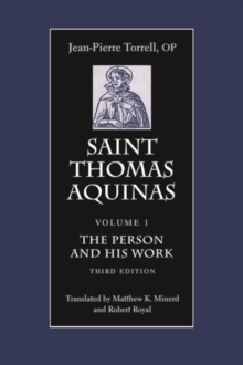 Image for Saint Thomas Aquinas  : the person and his work