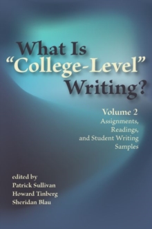 Image for What Is ""College-Level"" Writing?: Volume 2