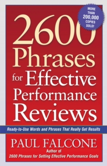 Image for 2600 phrases for effective performance reviews: ready-to-use words and phrases that really get results