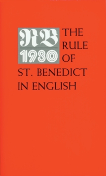 Image for The Rule of St. Benedict in English