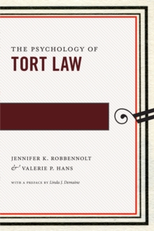 Image for The psychology of tort law