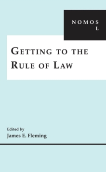 Image for Getting to the rule of law