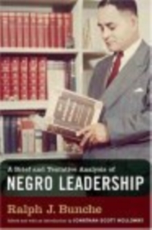 Image for A Brief and Tentative Analysis of Negro Leadership