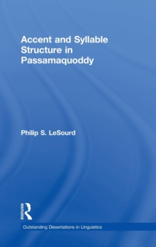 Accent & Syllable Structure in Passamaquoddy