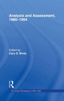 Analysis and Assessment, 1980-1994