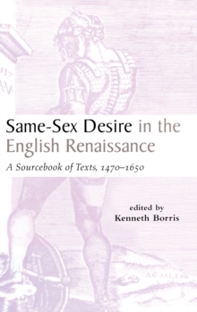 Same-Sex Desire in the English Renaissance