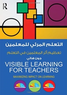 Image for Visible learning for teachers  : maximizing impact on learning