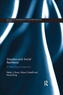 Image for Disasters and Social Resilience