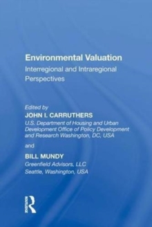 Image for Environmental Valuation : Interregional and Intraregional Perspectives