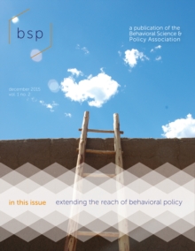Image for Behavioral science & policy