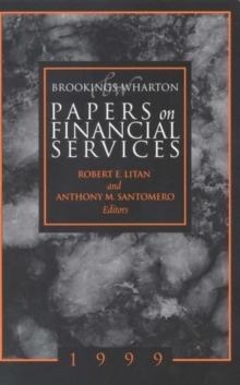 Image for Brookings-Wharton Papers on Financial Services: 1999