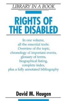 Image for Rights of the Disabled