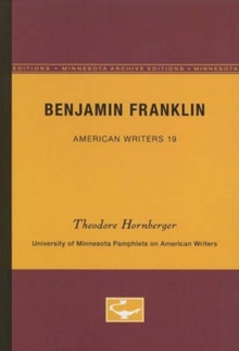 Image for Benjamin Franklin - American Writers 19